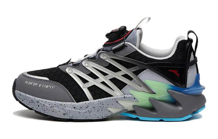 (Youth) Anta Low 'Black Grey Blue' 312325572-1