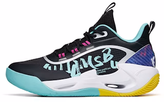 (Youth) Anta Basketball Shoes 'Black Blue White' 312221111-3 (Youth) Anta Basketball Shoes 'Black Blue White' 312221111-3