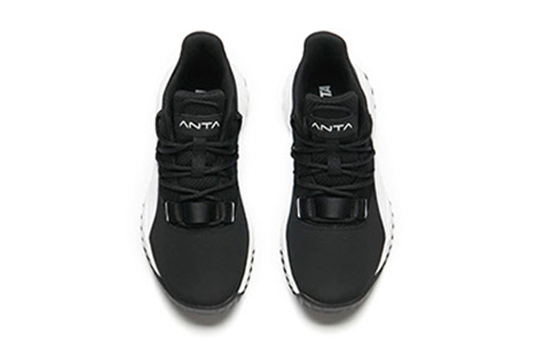 Lookbook 大童 Anta安踏 防滑耐磨 低筒 运动休闲鞋 黑白