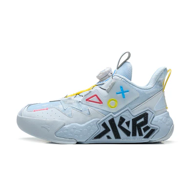 (Youth) Anta Low 'Cement Terminator Grey Yellow Blue'