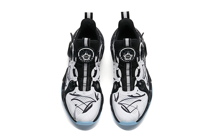 (Youth) Anta Low Basketball Shoes 'Alien Black White' 圖 3