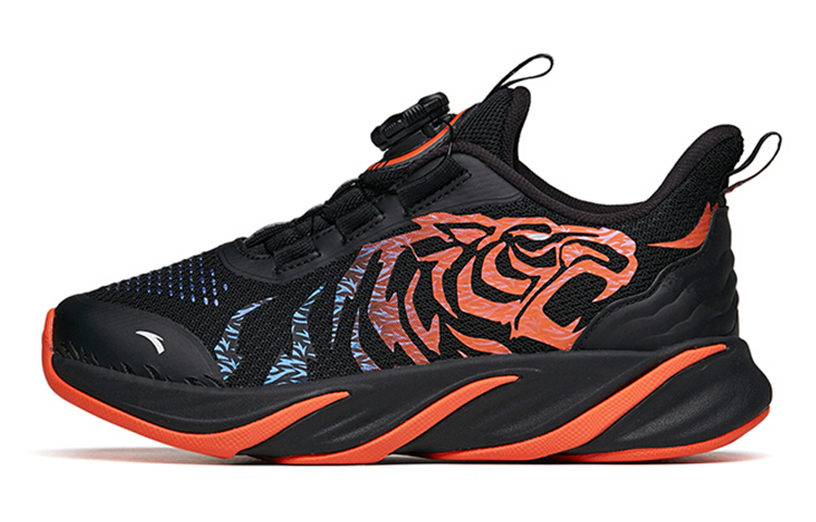 (Youth) Anta Low Running Shoes 'Black Orange' 312215511-1