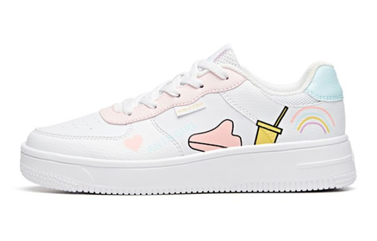 (Youth) Anta Low-Top 'White Pink Blue' A33038000-7