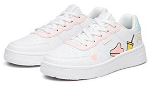 (JR) Anta Low-Top 'Putih Merah Muda Biru' A33038000-7 Order (JR) Anta Low-Top 'Putih Merah Muda Biru' A33038000-7