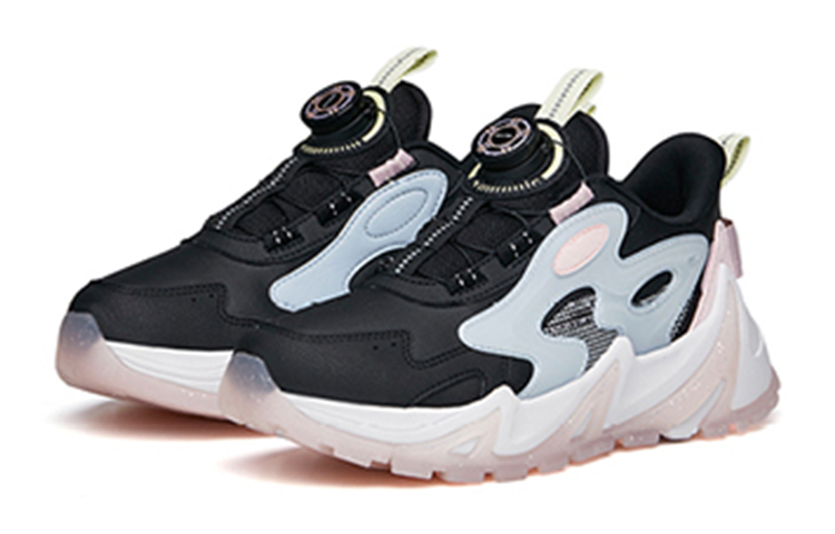Lookbook (JR) Anta Baskets Basses Style Dad ''Noir Bleu'' 322148863N-9