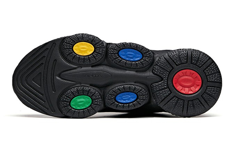 (Youth) Anta Low Top Running Shoe 'Black Red Blue' 圖 4