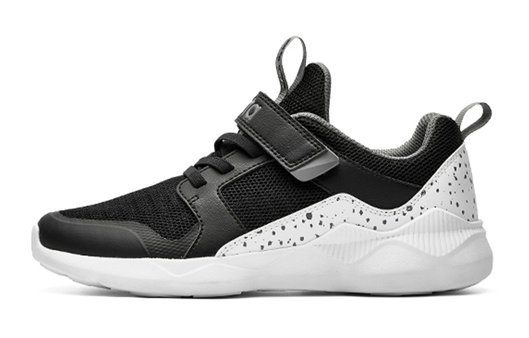 (Youth) Anta Low Top Running Shoe 'Black White Grey'