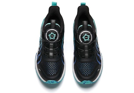 (JR) 安踏低帮跑鞋 '黑绿色' 312215511-7 Lookbook (JR) 安踏低帮跑鞋 '黑绿色' 312215511-7