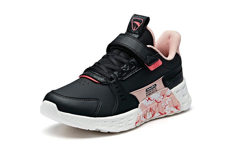 (Youth) Anta Low-Top Running Shoes 'Black Pink White' 圖 2