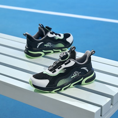 (JR) 안타 로우탑 런닝화 (검/흰/녹) A312325582-3 2