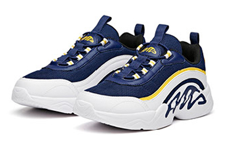 Lookbook 大童 Anta安踏 低幫 跑步鞋 白藍黃