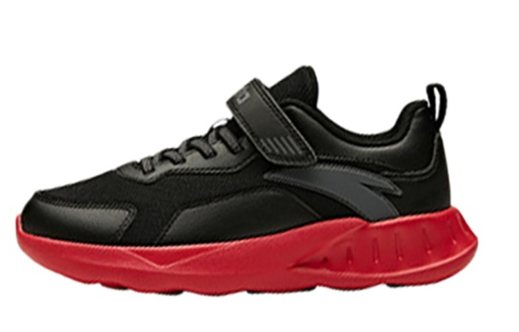 (Youth) Anta Magic Tape Running Shoes 'Black Red' A31015553-6
