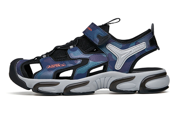 (Youth) Anta Magic Tape Sports Sandal 'Blue Black' 312226936-2