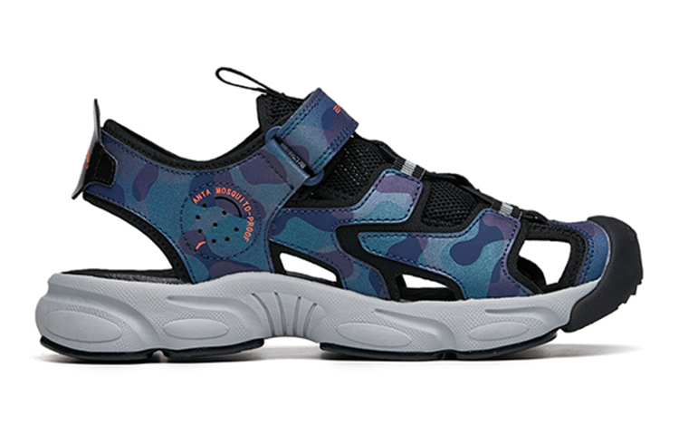 (Youth) Anta Magic Tape Sports Sandal 'Blue Black' 圖 2