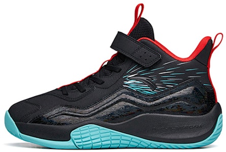 大童 Anta安踏 減震防滑耐磨 中筒 運動休閒鞋 黑藍紅 Buy 大童 Anta安踏 減震防滑耐磨 中筒 運動休閒鞋 黑藍紅