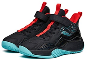 (JR) 安踏中帮运动鞋 '黑蓝红' A312141101A-2 Lookbook (JR) 安踏中帮运动鞋 '黑蓝红' A312141101A-2