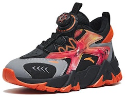 大童 Anta安踏 加絨潮流 減震防滑耐磨保暖 中筒 運動休閒鞋 黑橙灰 Order 大童 Anta安踏 加絨潮流 減震防滑耐磨保暖 中筒 運動休閒鞋 黑橙灰