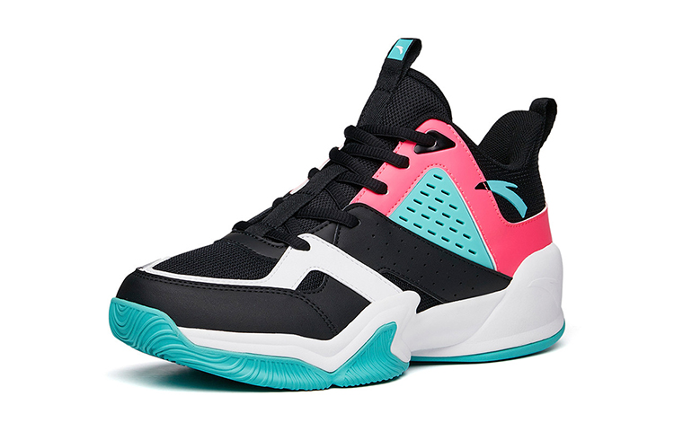 Order (Youth) Anta Mid-Top 'Black Pink Green' A312131180-4