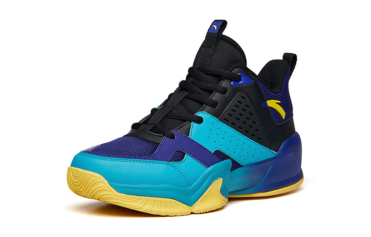 Order (Youth) Anta Mid-Top 'Purple Blue Black' A312131180-2