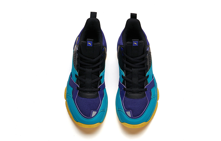Lookbook (Youth) Anta Mid-Top 'Purple Blue Black' A312131180-2