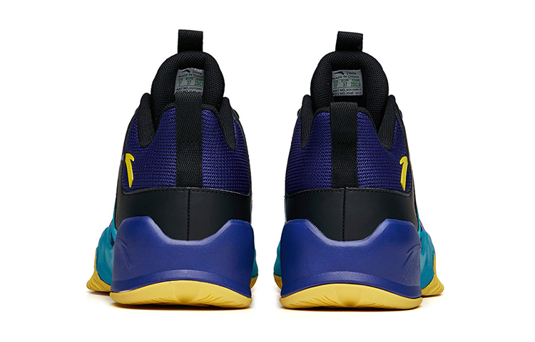 Shop (Youth) Anta Mid-Top 'Purple Blue Black' A312131180-2