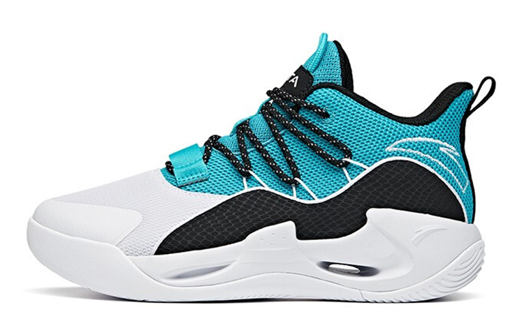 (Youth) Anta Mid-Top 'White Green' A312121118-3