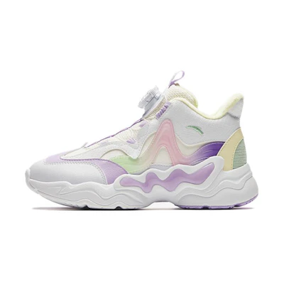 (Youth) Anta Mid-Top 'White Purple Outdoor'