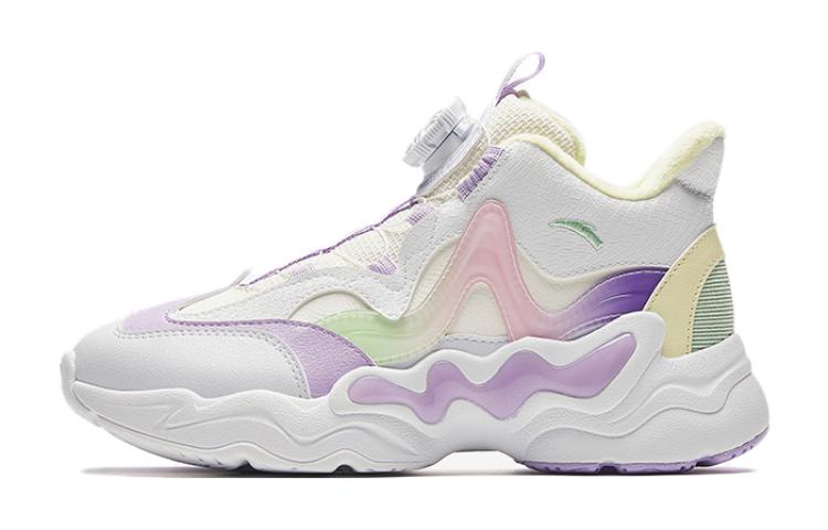 (Youth) Anta Mid-Top 'White Purple Outdoor' A322346906-1