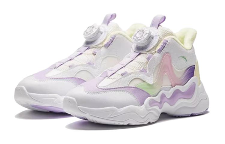Lookbook (Youth) Anta Mid-Top 'White Purple Outdoor' A322346906-1