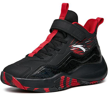 (Youth) Anta Mid-Top Basketball 'Black Red' A312211101-4 Order (Youth) Anta Mid-Top Basketball 'Black Red' A312211101-4