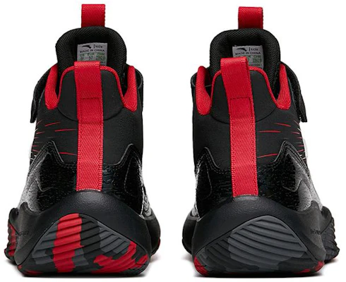 (Youth) Anta Mid-Top Basketball 'Black Red' A312211101-4 Shop (Youth) Anta Mid-Top Basketball 'Black Red' A312211101-4