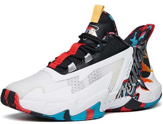 (Youth) Anta Mid-Top Basketball 'Black White' 312211115A-3 Order (Youth) Anta Mid-Top Basketball 'Black White' 312211115A-3