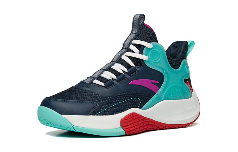 Order (Youth) Anta Mid-Top Basketball 'Blue Green' A312231112-3