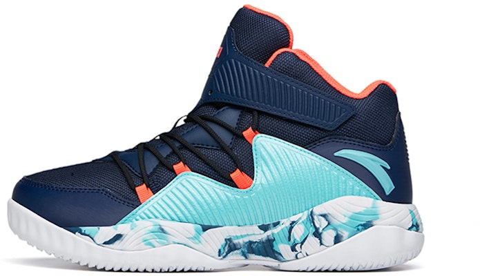 (Youth) Anta Mid-Top Basketball 'Blue Green Velcro' A312131171A-3 Buy (Youth) Anta Mid-Top Basketball 'Blue Green Velcro' A312131171A-3