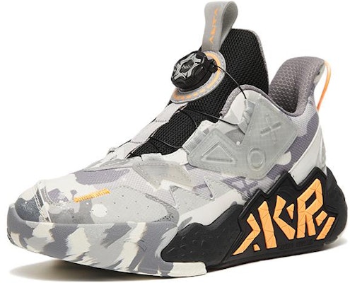 (Youth) Anta Mid-Top Basketball 'Cement Destroyer White Grey Black' A312241101-4 Order (Youth) Anta Mid-Top Basketball 'Cement Destroyer White Grey Black' A312241101-4