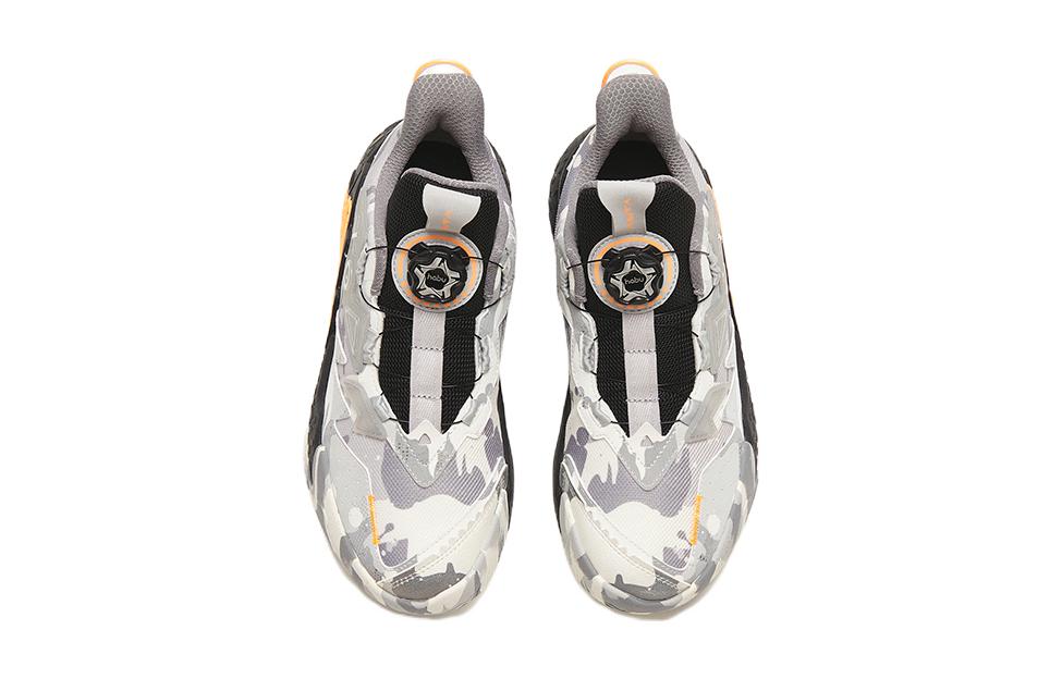 Lookbook (Youth) Anta Mid-Top Basketball 'Cement Destroyer White Grey Black' A312241101-4