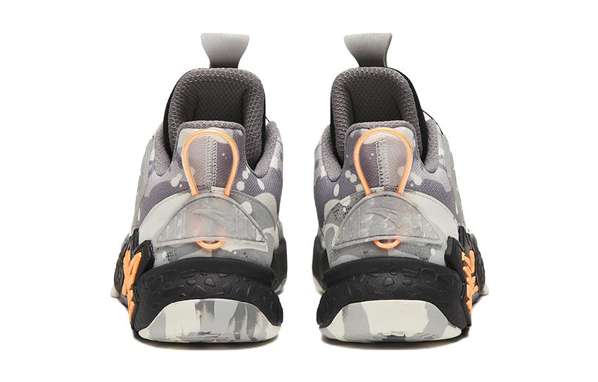 Shop (Youth) Anta Mid-Top Basketball 'Cement Destroyer White Grey Black' A312241101-4