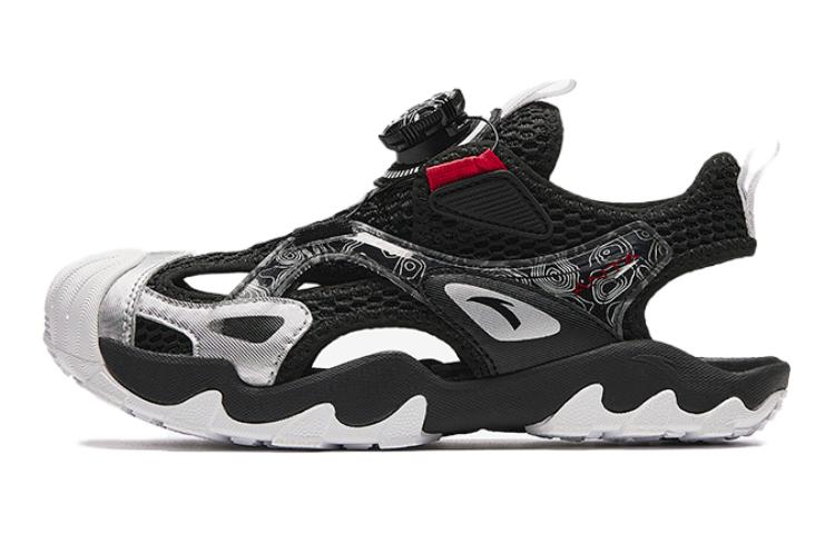 (Youth) Anta Outdoor Sandals 'Black Silver White' A312426909-2