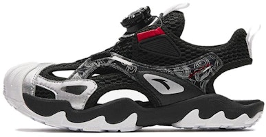 (Youth) Anta Outdoor Sandals 'Black Silver White' A312426909-2 (Youth) Anta Outdoor Sandals 'Black Silver White' A312426909-2