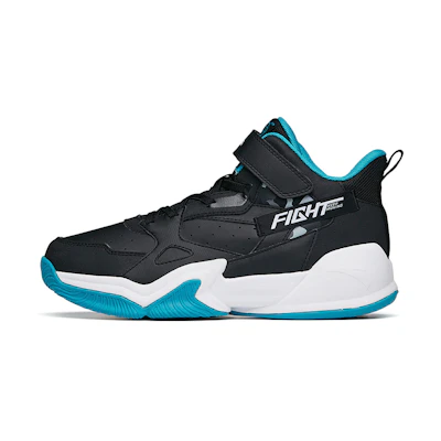 (Youth) Anta Retro 'Black Blue Velcro'