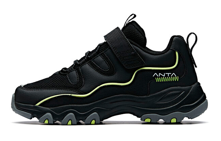 (Youth) Anta Retro Low 'Black Neon Green' 31948816-2