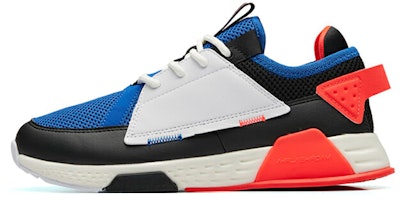 (Youth) Anta Retro Low 'Blue Black White Orange' A33938828-2 (Youth) Anta Retro Low 'Blue Black White Orange' A33938828-2