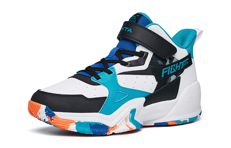 Order (JR) Anta Retro Velcro 'Blanco Negro Azul' 312211105-2