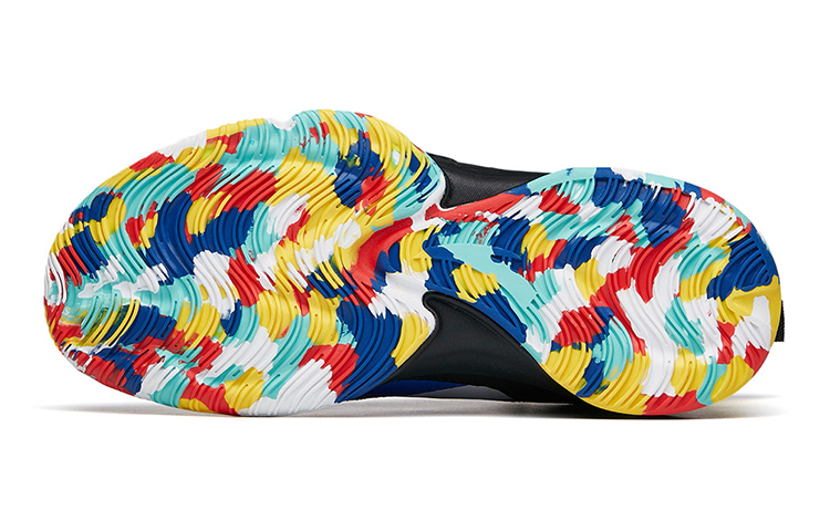 Purchase (JR) Anta Retro Velcro Baloncesto 'Negro Blanco Azul' 312211105-4