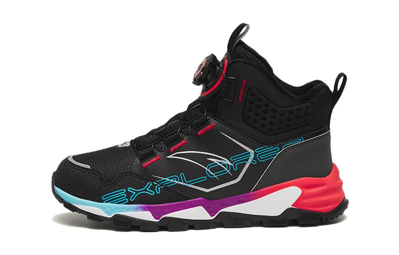 (Youth) Anta Rotary Knob 'Black Grey Fleece' A312146816A-1