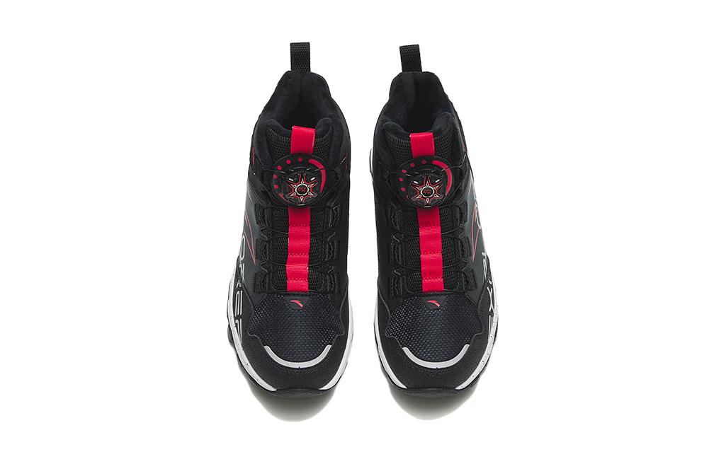 Shop (JR) 安踏旋钮暖和休闲运动鞋“黑红银” A312146816A-3