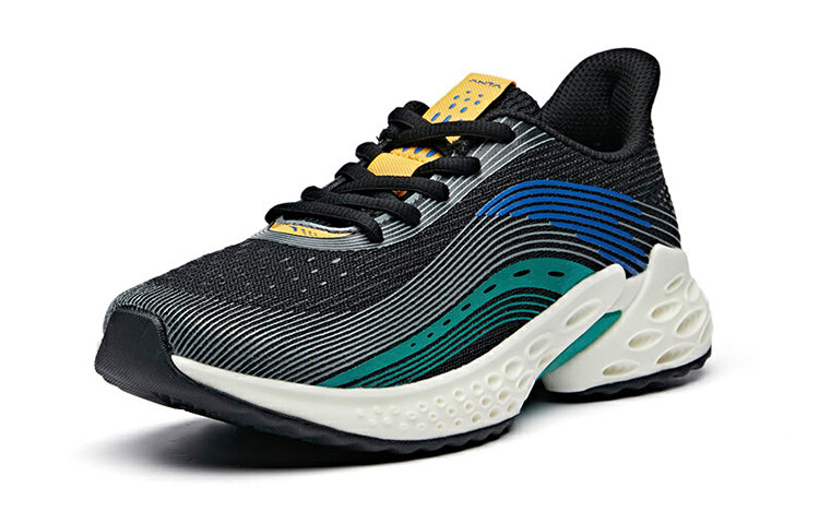 (Youth) Anta Running Series 'Wormhole Cushioning Technology Black White' 圖 2