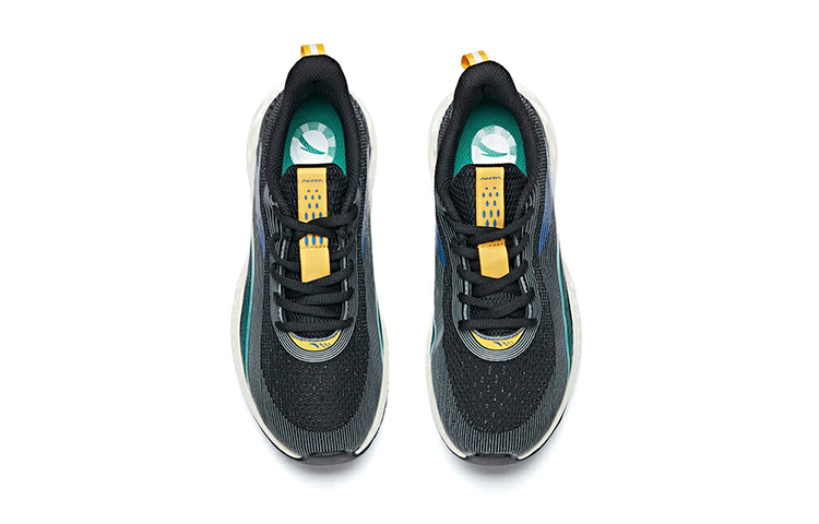 (Youth) Anta Running Series 'Wormhole Cushioning Technology Black White' 圖 3