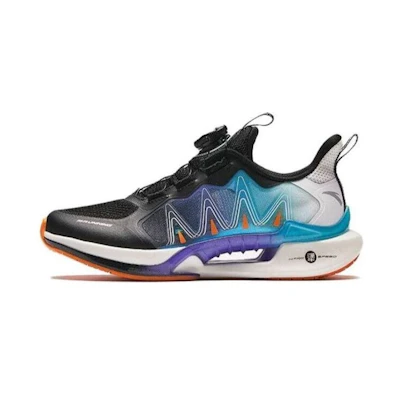 (Youth) Anta Running Series Sneakers 6.0 'Black Purple Blue'