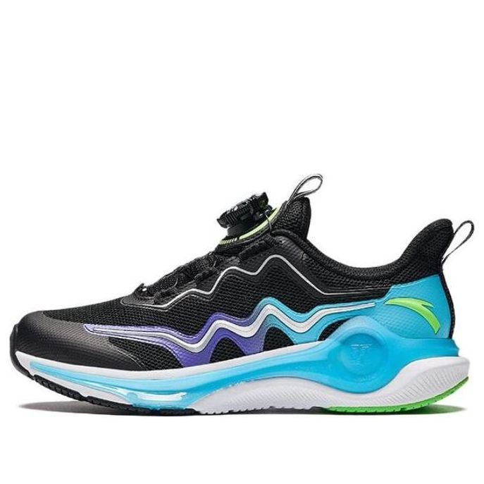 (Youth) Anta Running Series Sneakers 'Black Blue'
